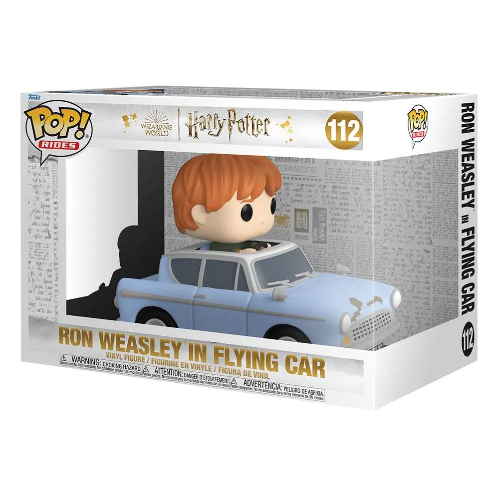 Harry Potter - Komnata Tajemnic Rocznicowy POP! Rides Figurka Vinyl Ron z Samochodem 15 cm zdjęcie produktu