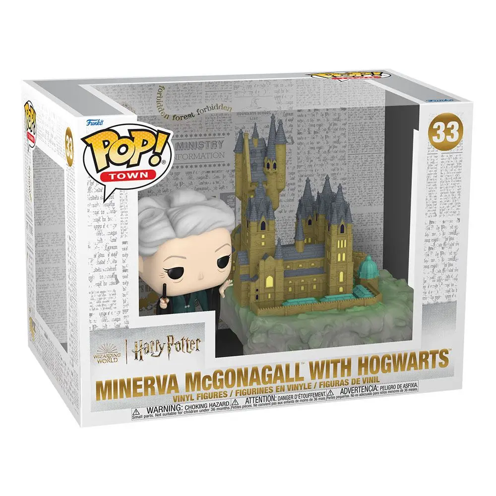 Harry Potter - Komnata Tajemnic Rocznicowa POP! Town Figurka Vinyl Minerva z Hogwartem 9 cm zdjęcie produktu