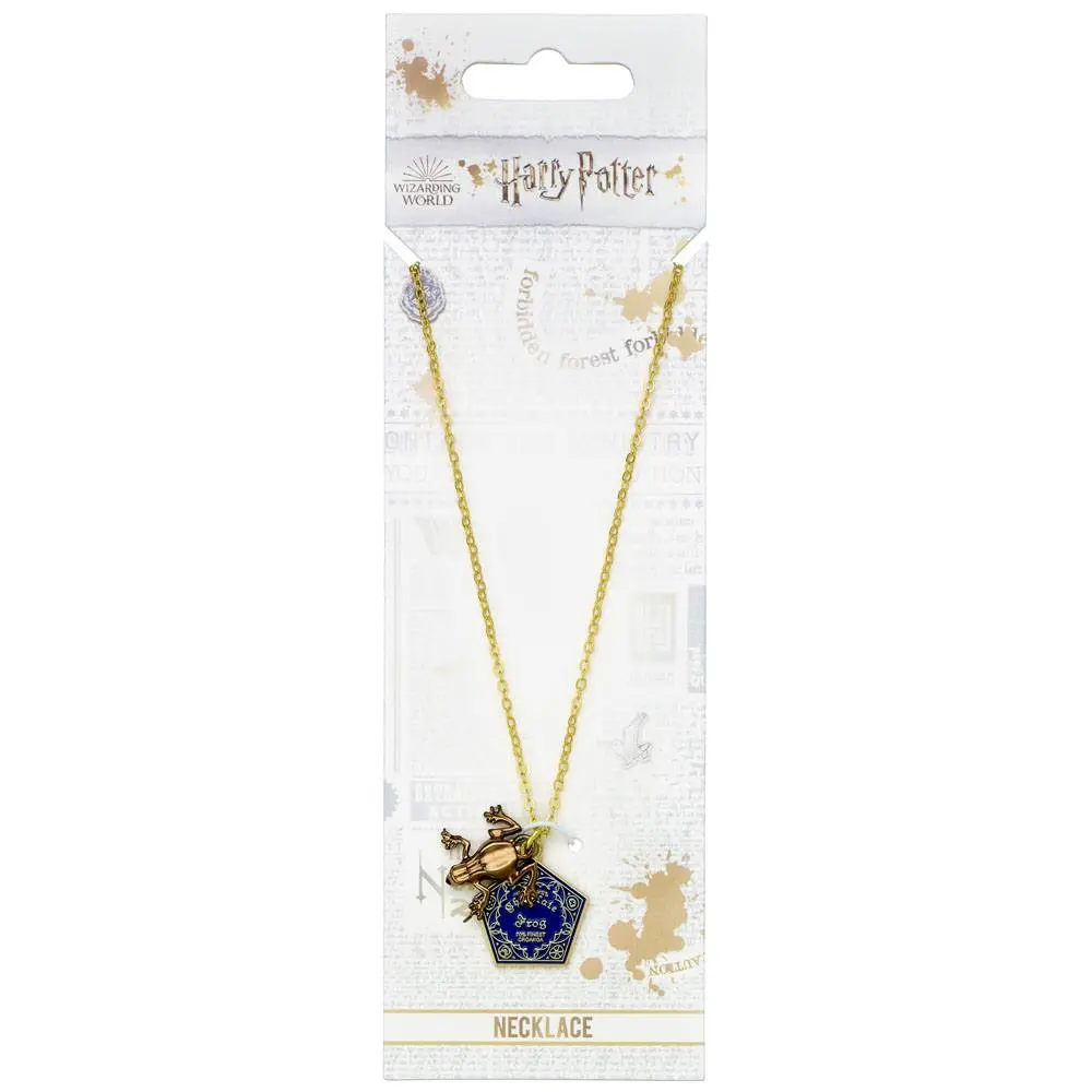 Harry Potter Pendant & Necklace Żaba Czekoladowa (pozłacana) zdjęcie produktu
