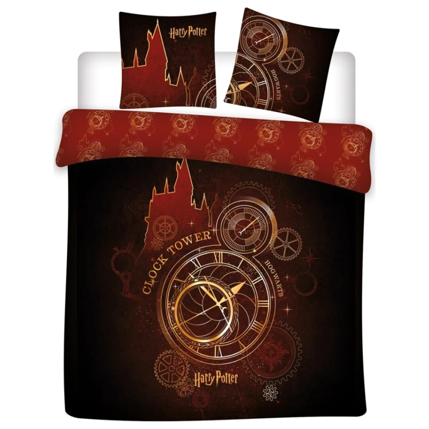 Harry Potter Clock Tower podwójna Poszewka na kołdrę zestaw zdjęcie produktu