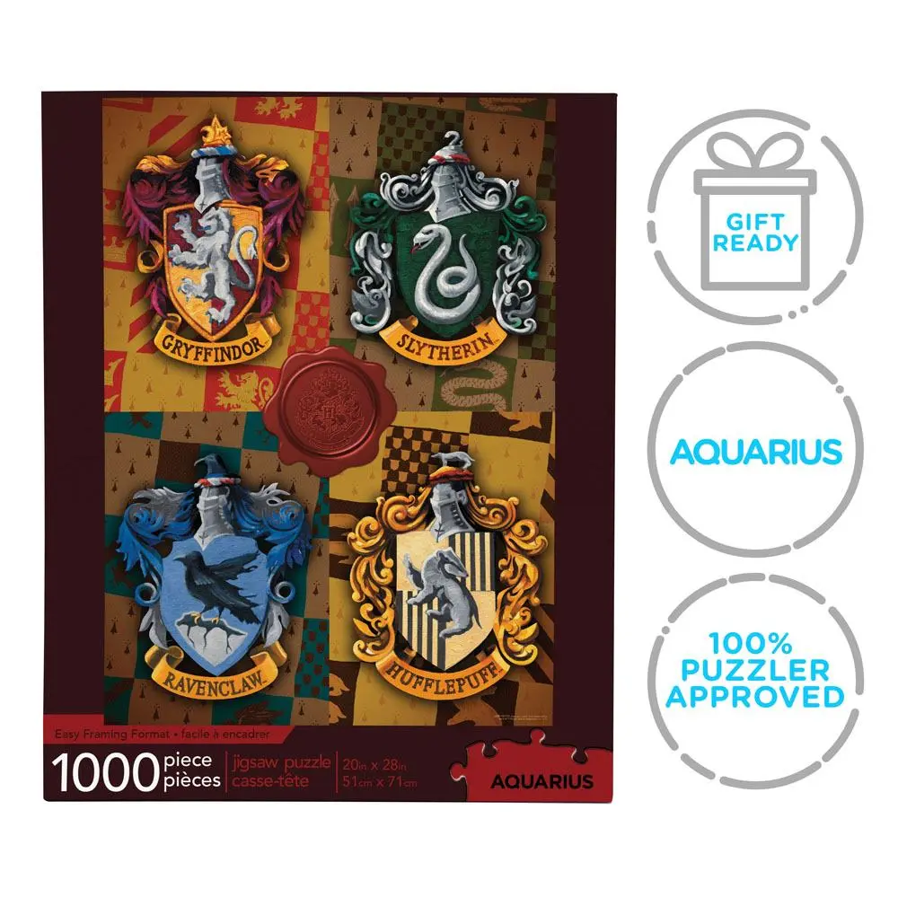 Harry Potter Puzzle Crests (1000 elementów) zdjęcie produktu