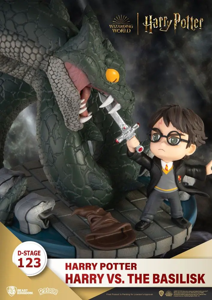 Harry Potter D-Stage PVC Diorama Harry vs. the Basilisk 16 cm zdjęcie produktu