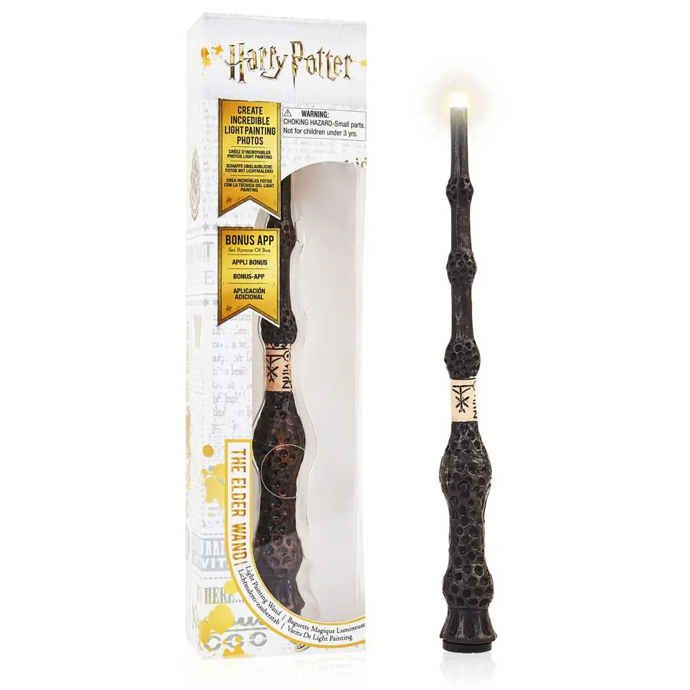Magiczna różdżka do malowania światłem Harry Potter Czarny Bez 18 cm zdjęcie produktu