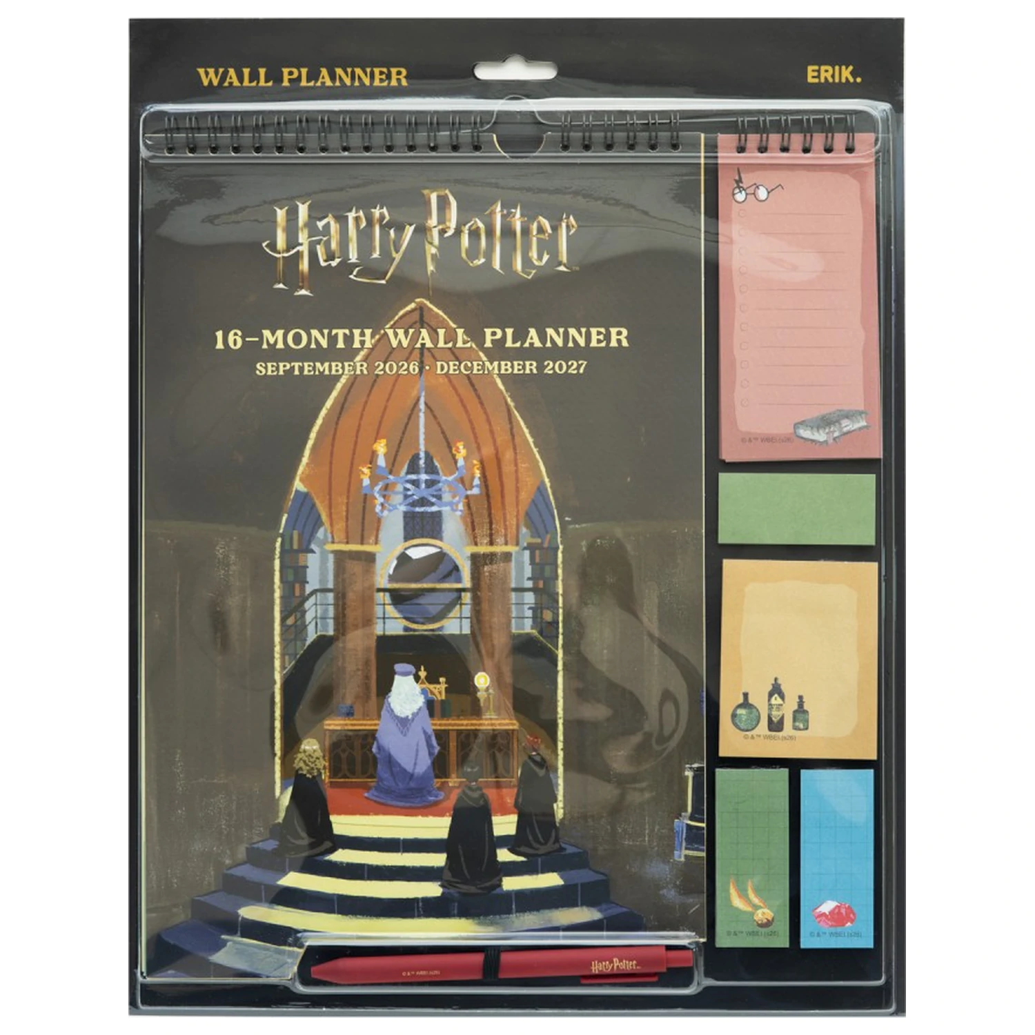 Harry Potter Planer ścienny 2026/27 30 x 34 cm zdjęcie produktu