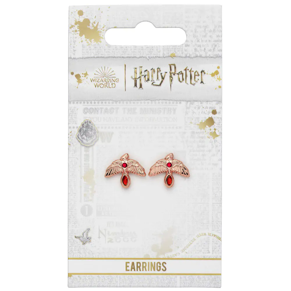 Kolczyki Harry Potter Fawkes Rose zdjęcie produktu