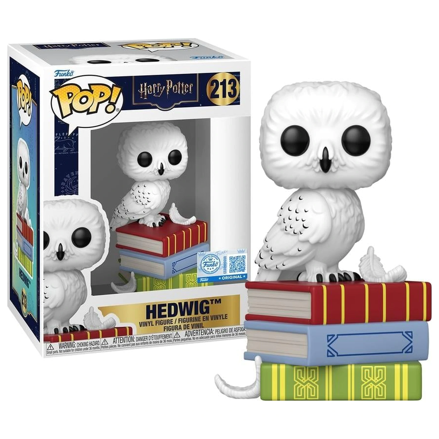 Figurka Harry Potter Funko POP Hedwig na książkach zdjęcie produktu