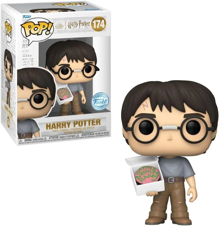 Harry Potter Funko POP! Movies Figurka winylowa Urodzinowy Harry z Tortem Edycja Ekskluzywna 9 cm zdjęcie produktu