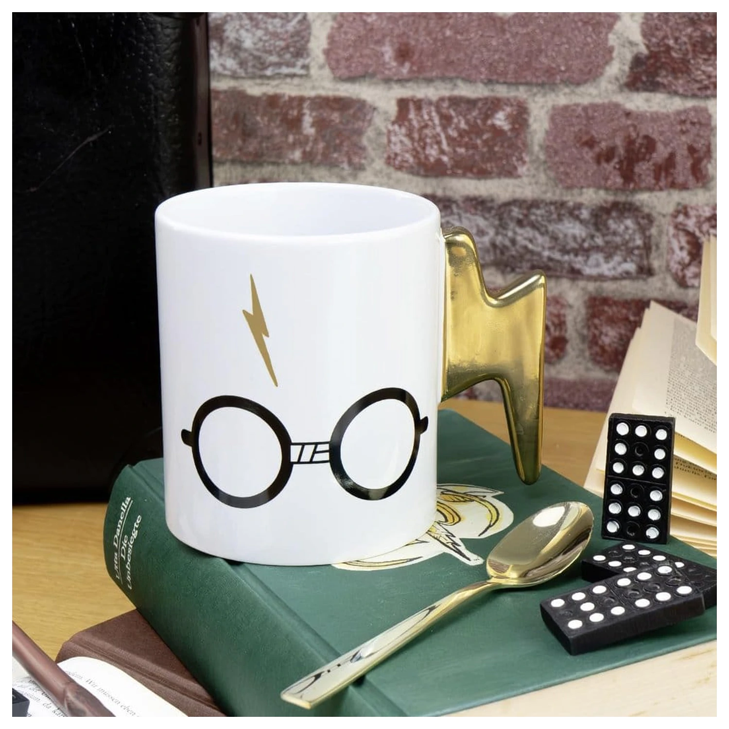 Harry Potter kubek Glasses Lightning z uchwytem, 460 ml zdjęcie produktu