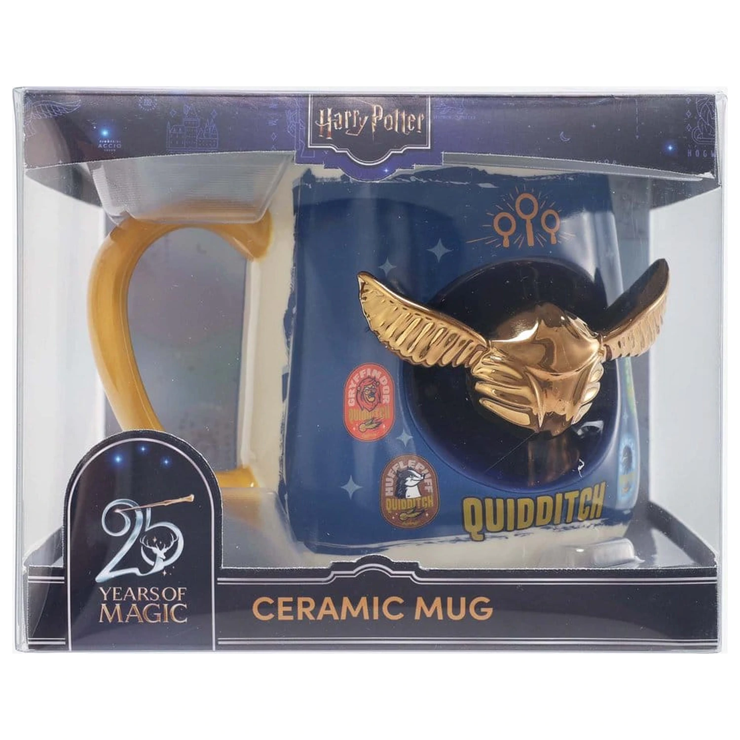 Kubek Harry Potter Złoty Znicz 2D z płaskorzeźbą figuralny zdjęcie produktu