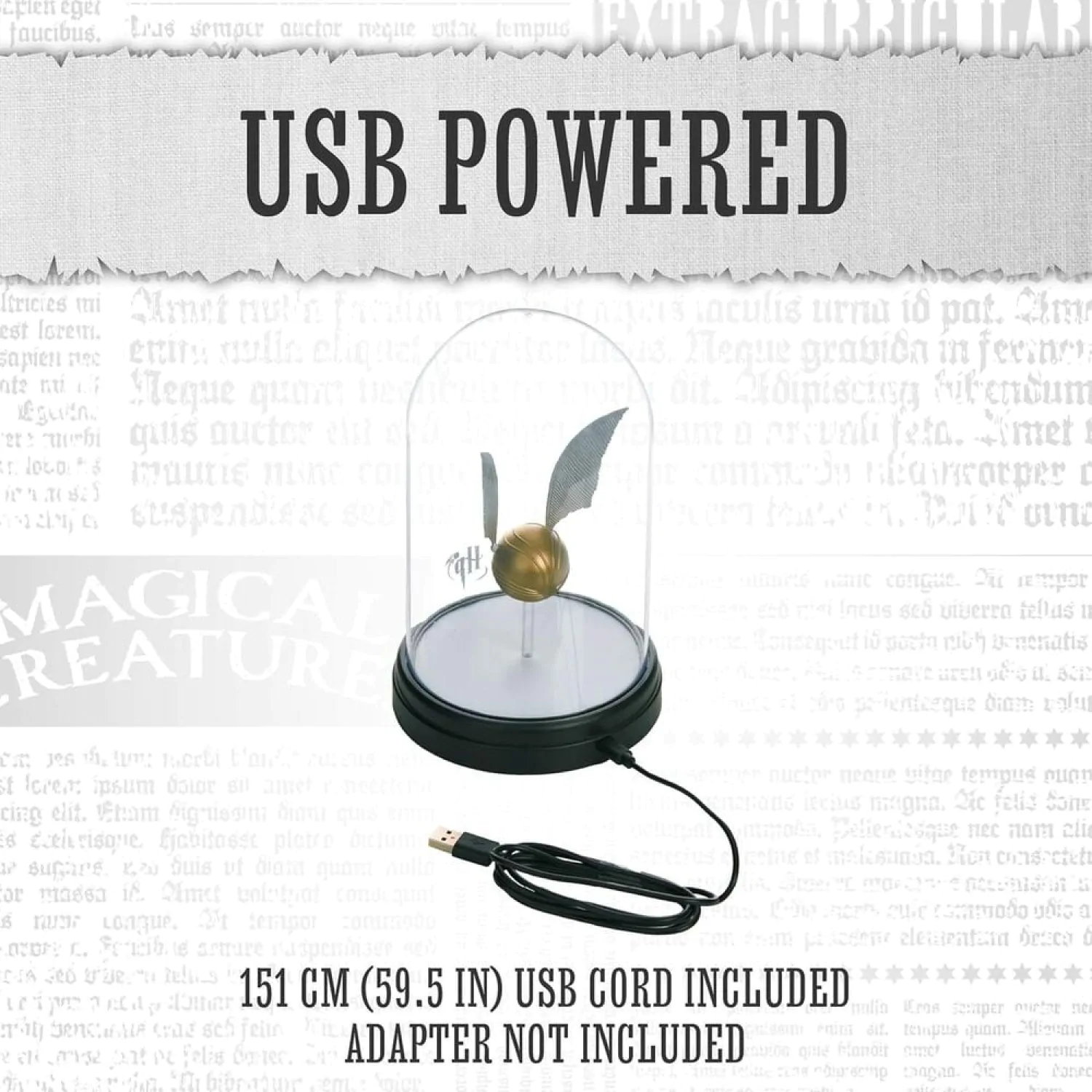 Harry Potter Bell Jar Lampa Złoty Znicz 20 cm zdjęcie produktu