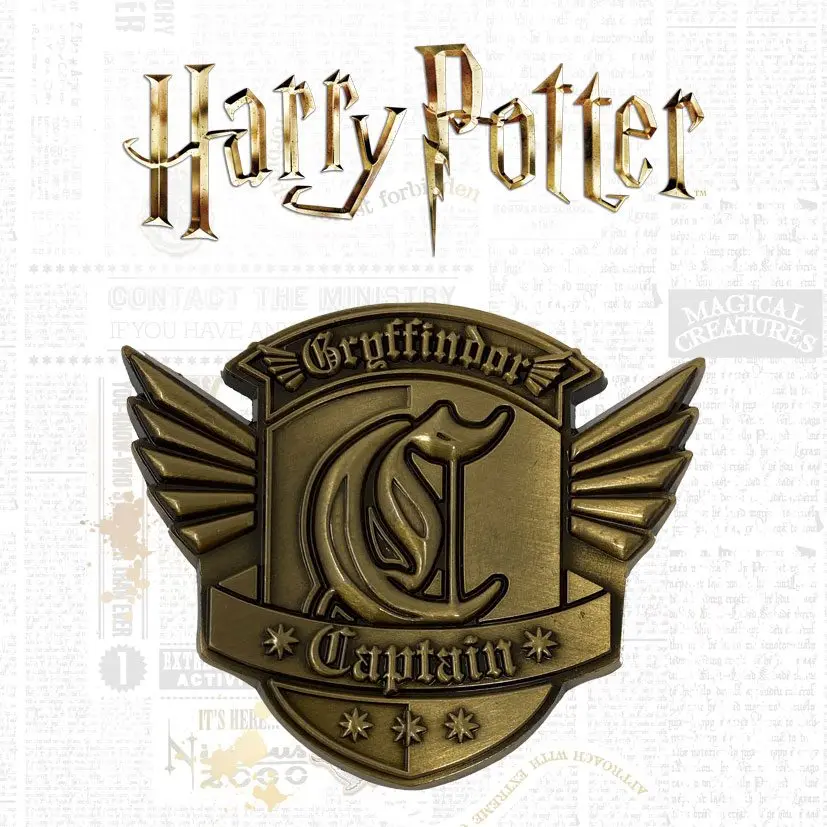 Limitowany medalion Harry Potter Gryffindor Captain zdjęcie produktu