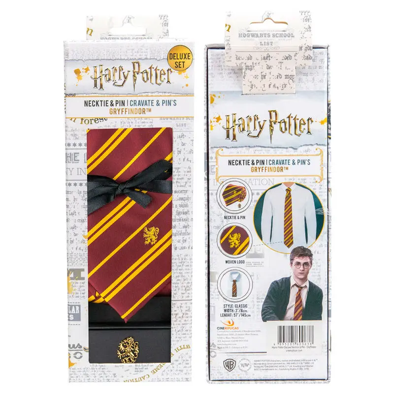 Harry Potter Krawat & Metal Pin Deluxe Box Gryffindor zdjęcie produktu