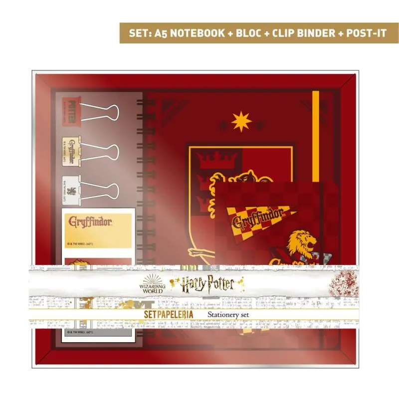 Harry Potter Zestaw Artykułów Papierniczych Gryffindor zdjęcie produktu