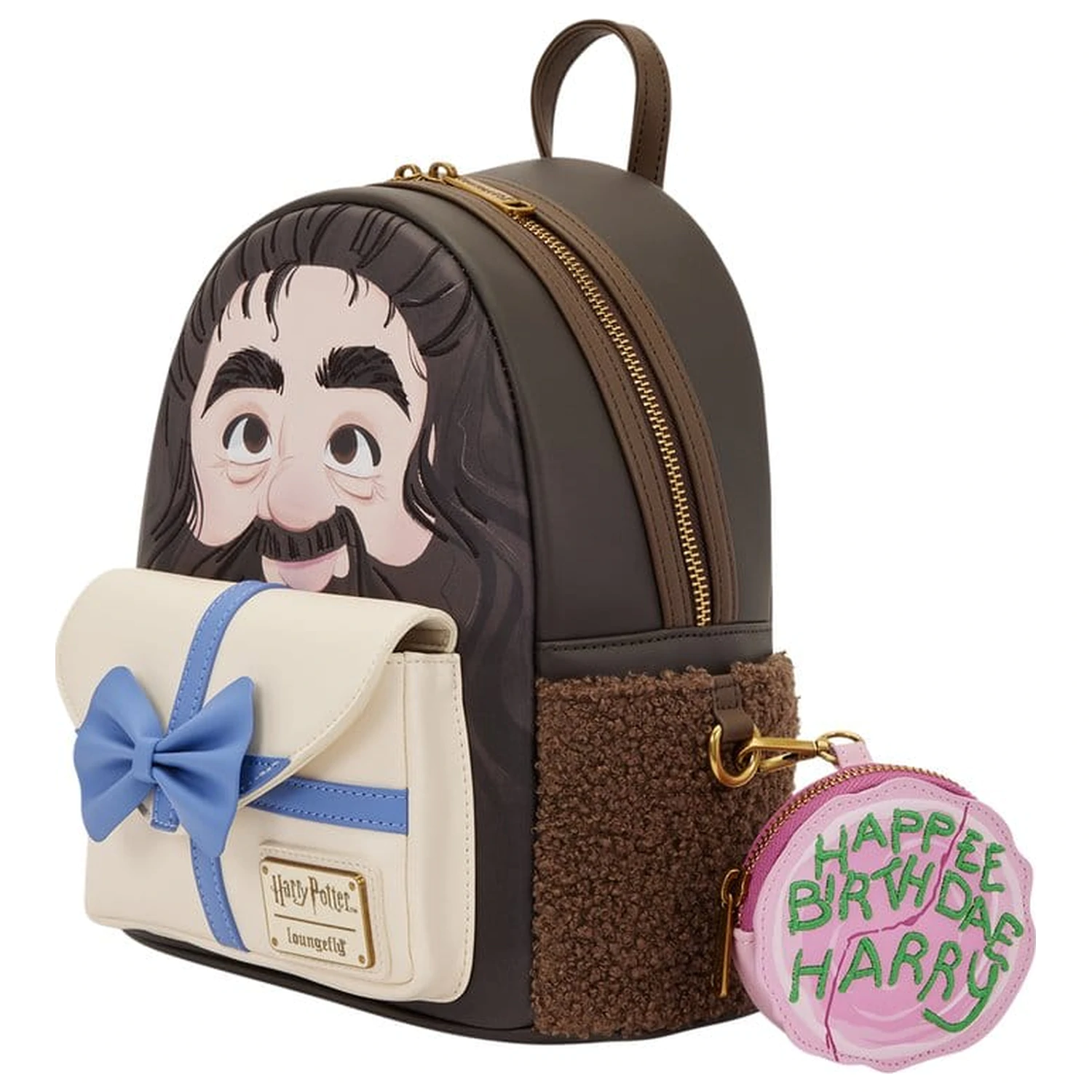 Harry Potter by Loungefly Mini plecak z torebką na monety Hagrid Birthday Cake zdjęcie produktu