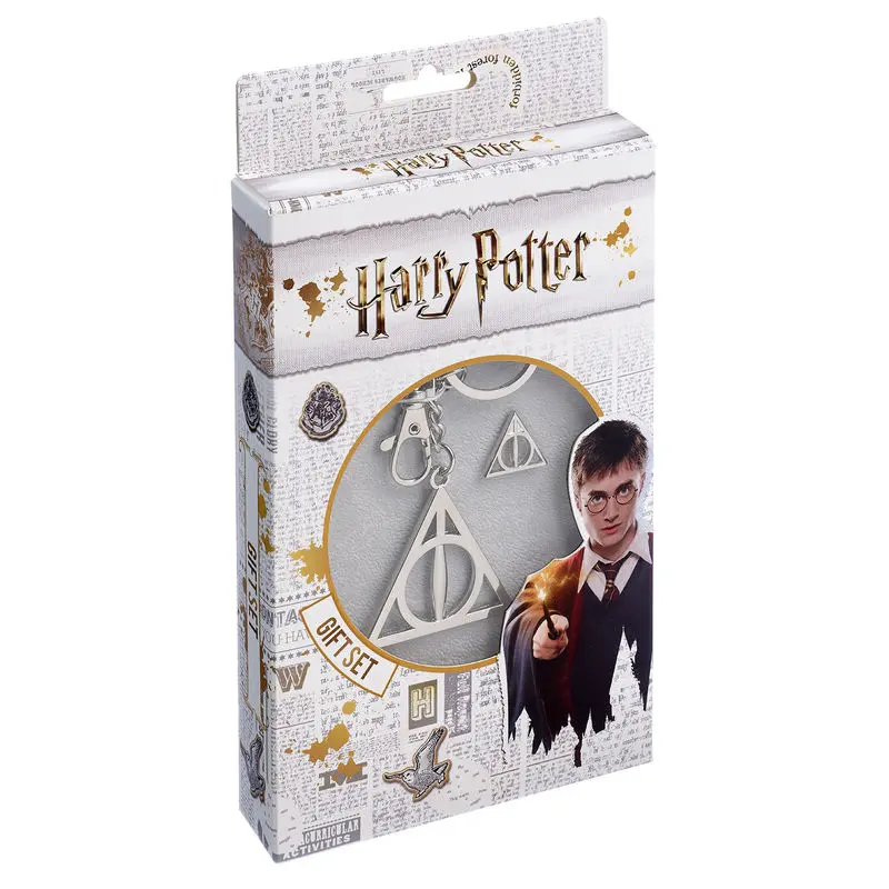 Harry Potter Deathly Hallows zestaw breloczka i przypinki zdjęcie produktu