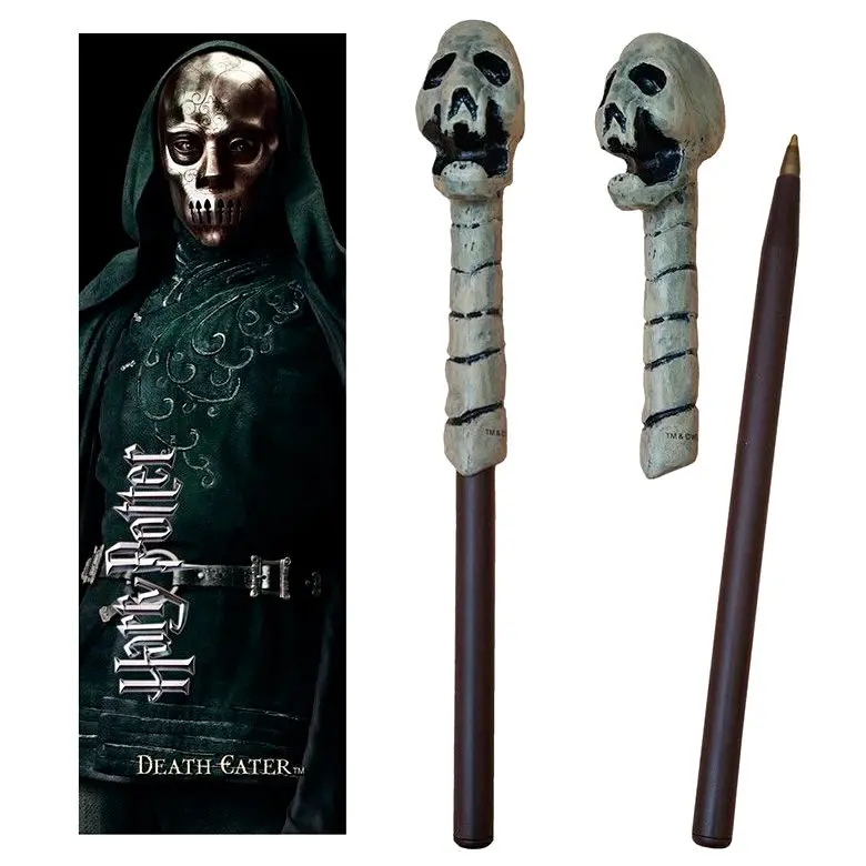 Harry Potter Death Eater Skull długopis-różdżka i zakładka do książki zdjęcie produktu