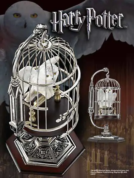 Harry Potter miniaturowa Hedwig i klatka zdjęcie produktu