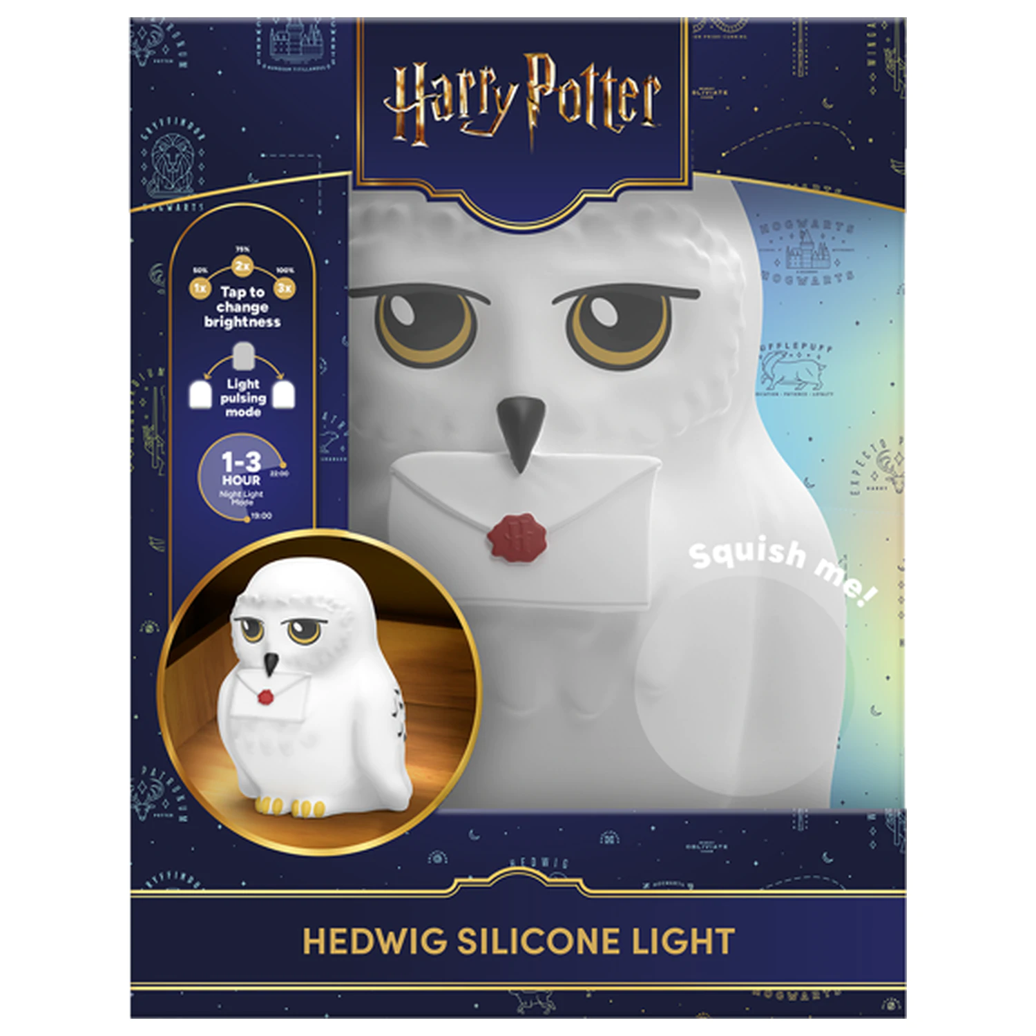 Harry Potter Hedwig 'SquishyGlo' Ozdobna Lampa Akumulatorowa zdjęcie produktu