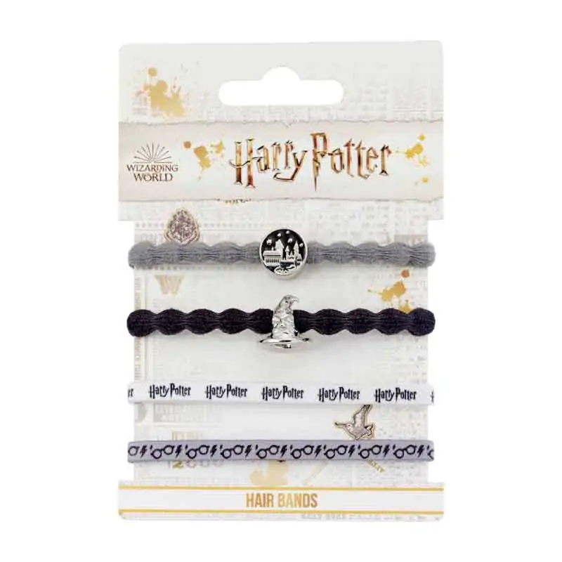Harry Potter Hogwarts pack 4 gumki do włosów zdjęcie produktu