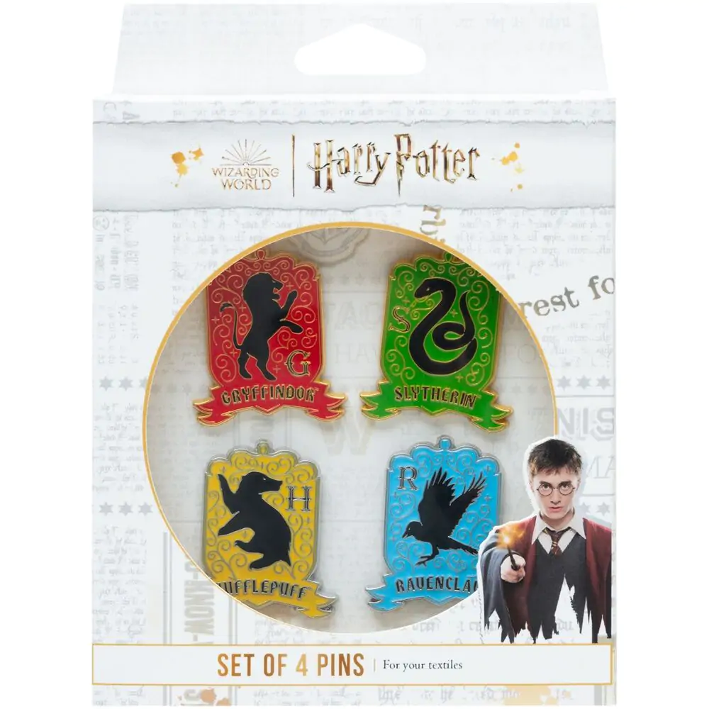 Harry Potter Hogwarts Zestaw 4 przypinek zdjęcie produktu