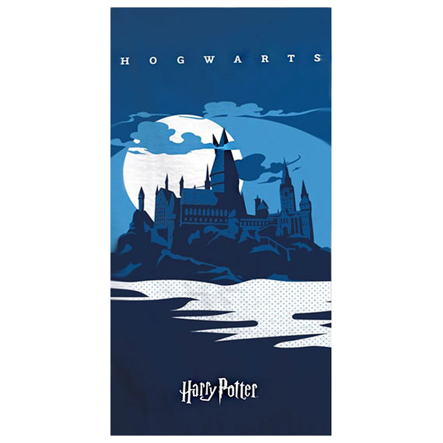 Harry Potter Hogwarts niebieski ręcznik zdjęcie produktu