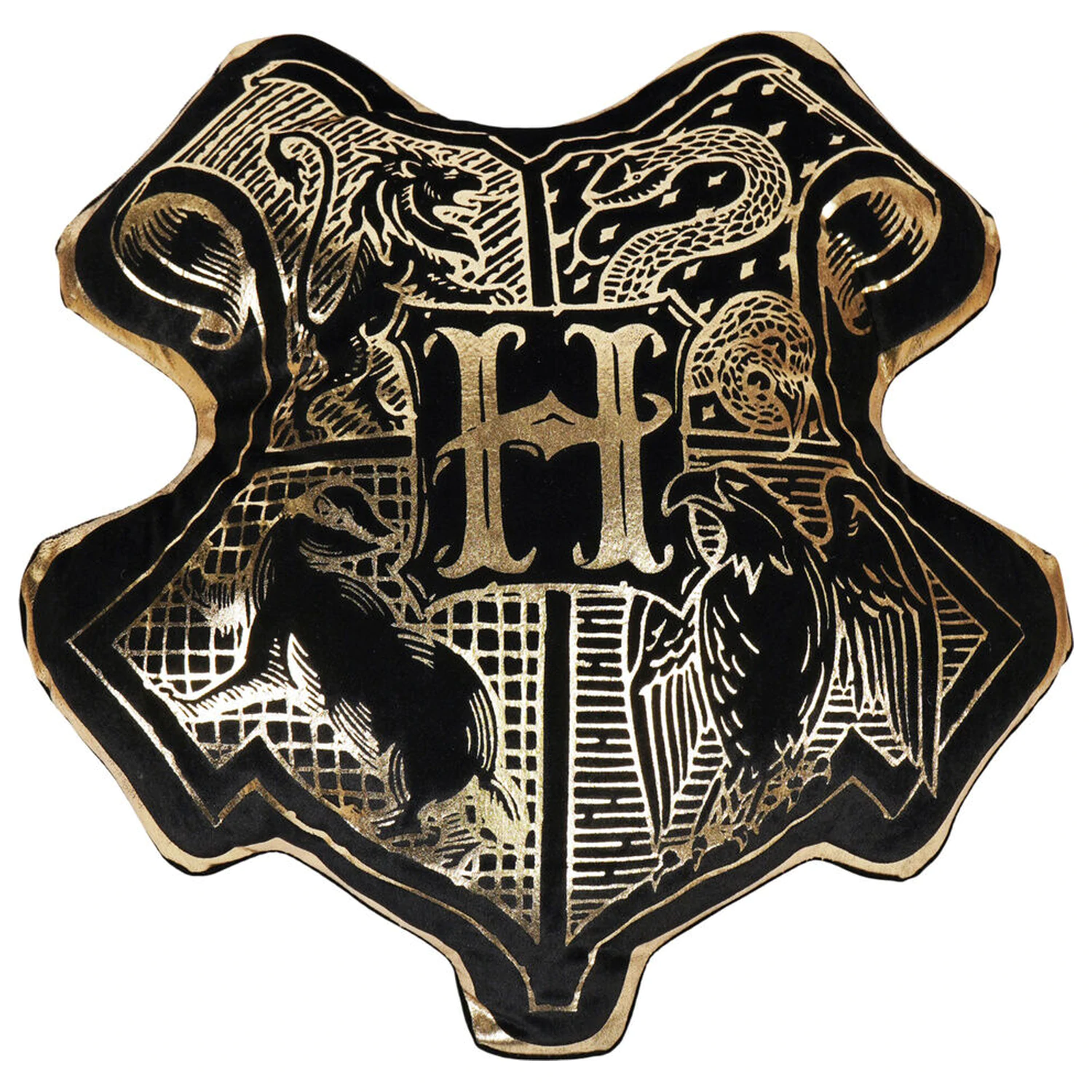 Harry Potter Hogwarts Crest welurowa poduszka zdjęcie produktu