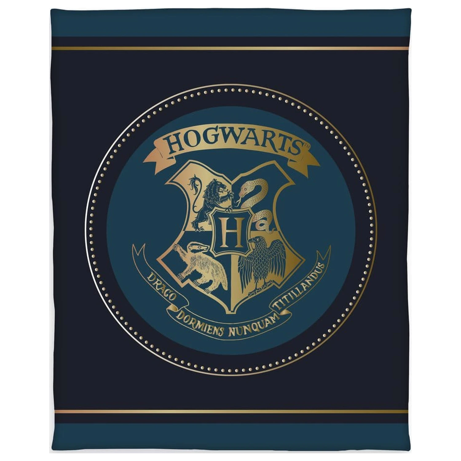 Harry Potter Fleece Koc Hogwarts Crest 130 x 160 cm zdjęcie produktu
