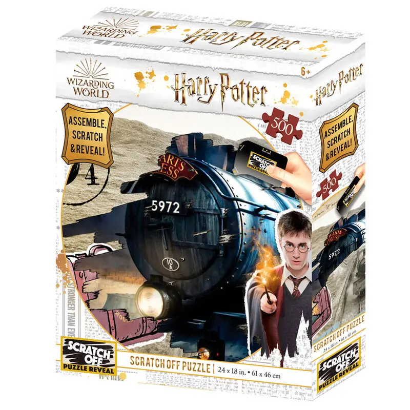 Puzzle zdrapka Harry Potter Hogwarts Express 500 elementów zdjęcie produktu