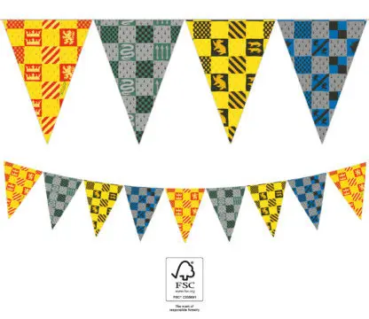 Harry Potter Hogwarts Houses Bunting FSC 2,3 m  zdjęcie produktu