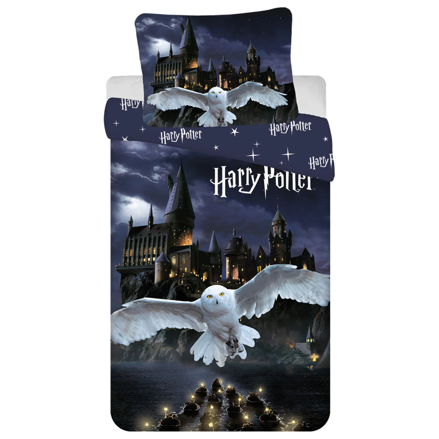 Harry Potter Hogwarts Night Mikrofibrowa Poszwa na kołdrę zdjęcie produktu