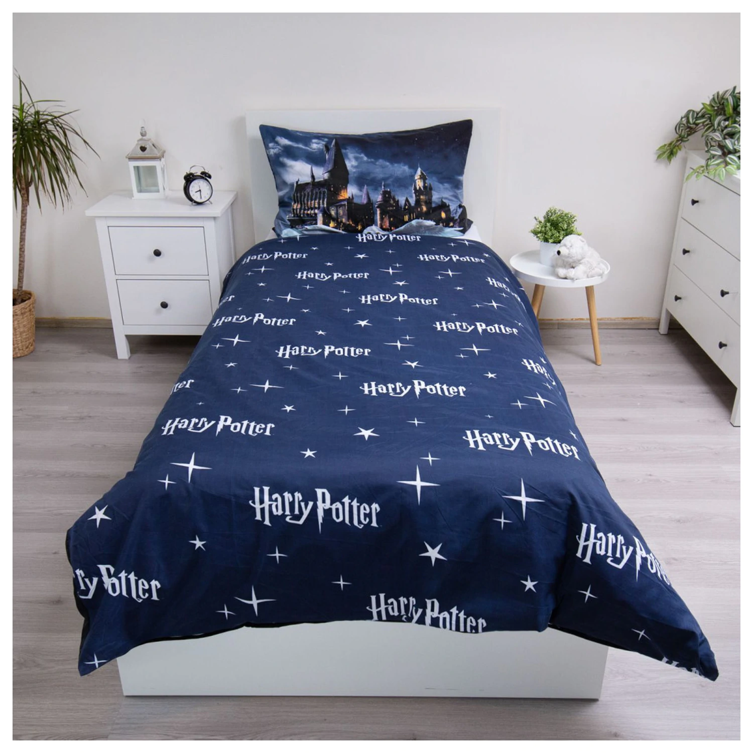 Harry Potter Hogwarts Night Mikrofibrowa Poszwa na kołdrę zdjęcie produktu