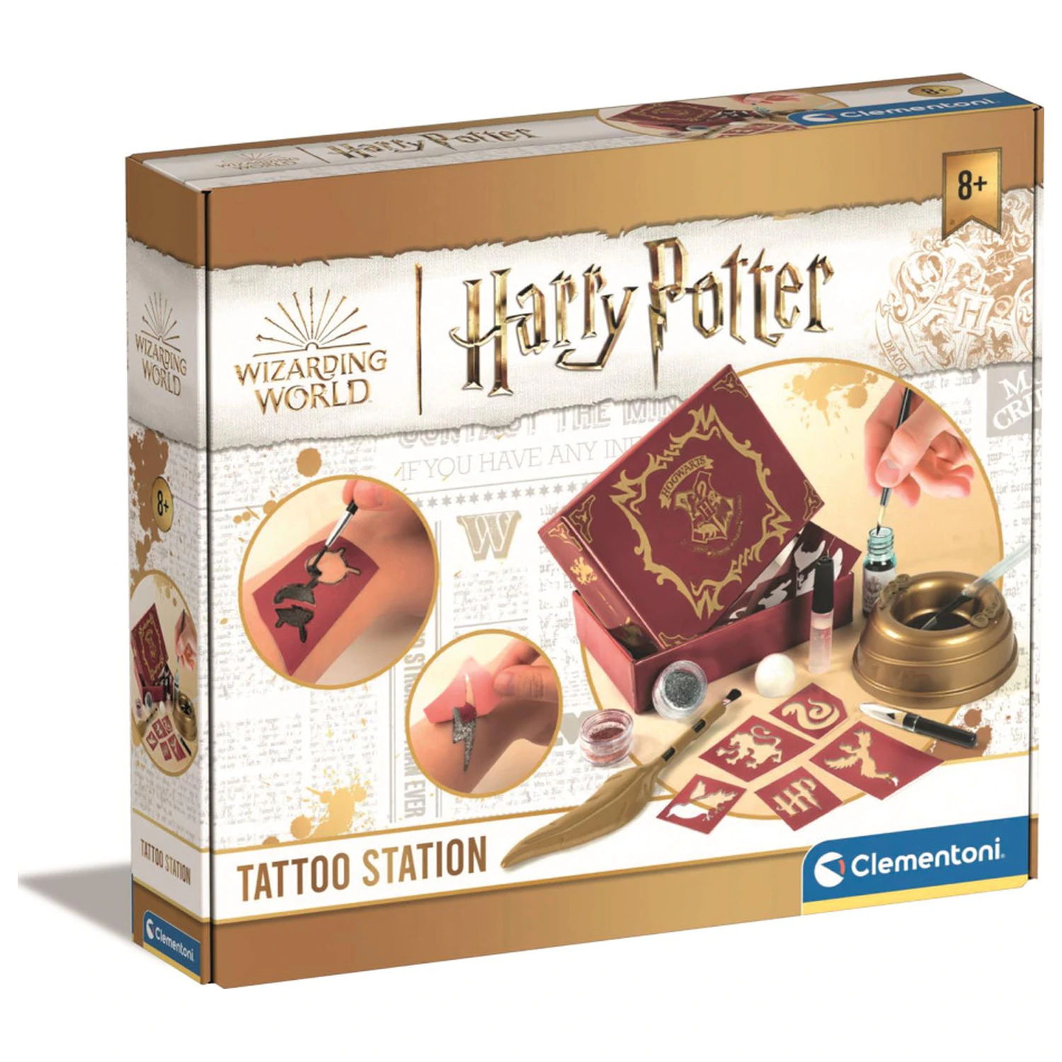 Harry Potter Hogwarts zestaw tatuaży zdjęcie produktu
