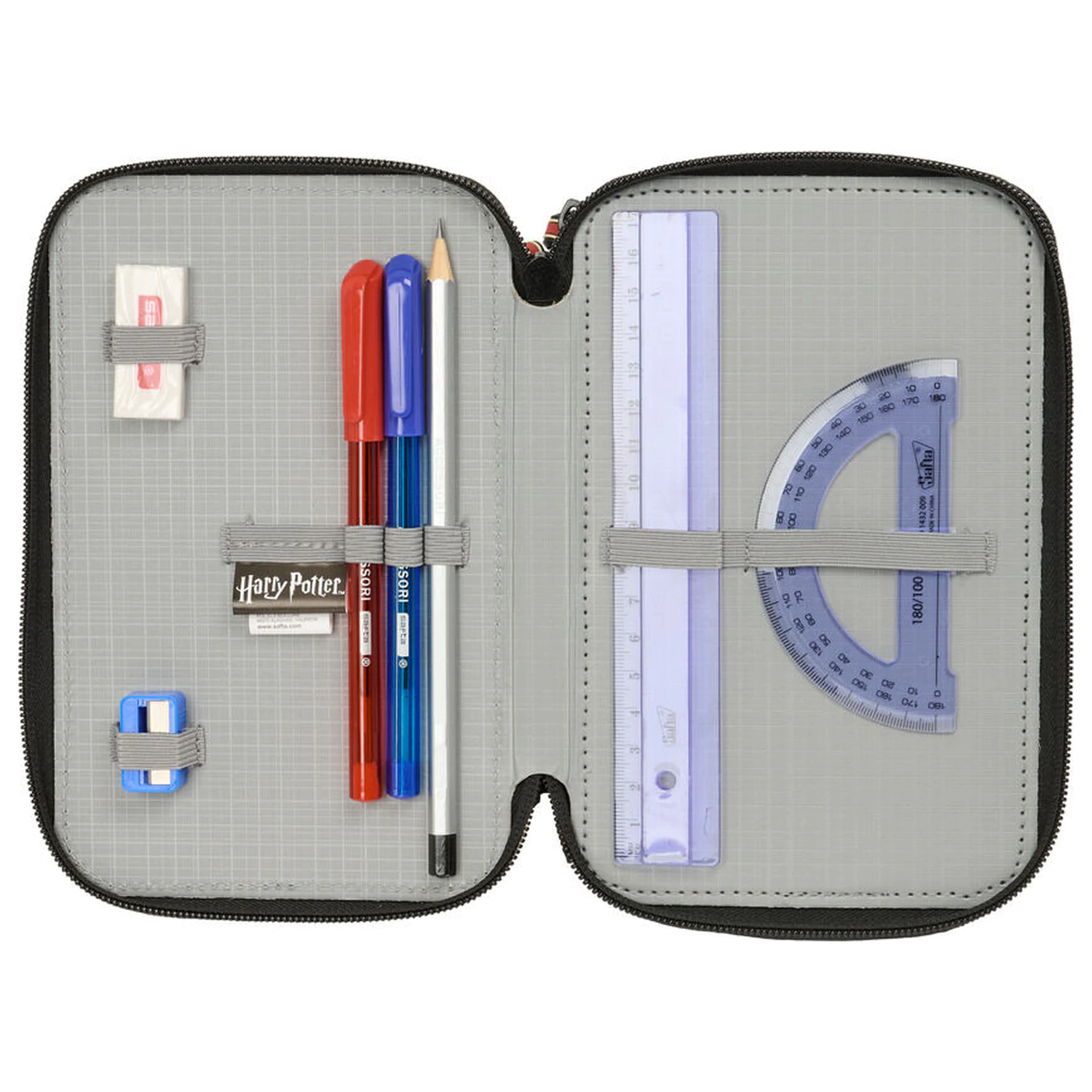 Harry Potter Hogwarts potrójny piórnik 37 szt. zdjęcie produktu