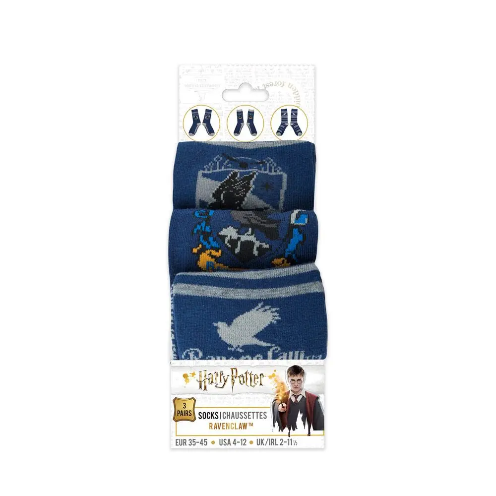 Harry Potter Skarpetki 3-pak Ravenclaw zdjęcie produktu
