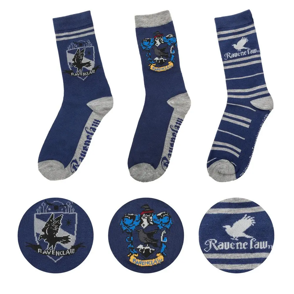 Harry Potter Skarpetki 3-pak Ravenclaw zdjęcie produktu