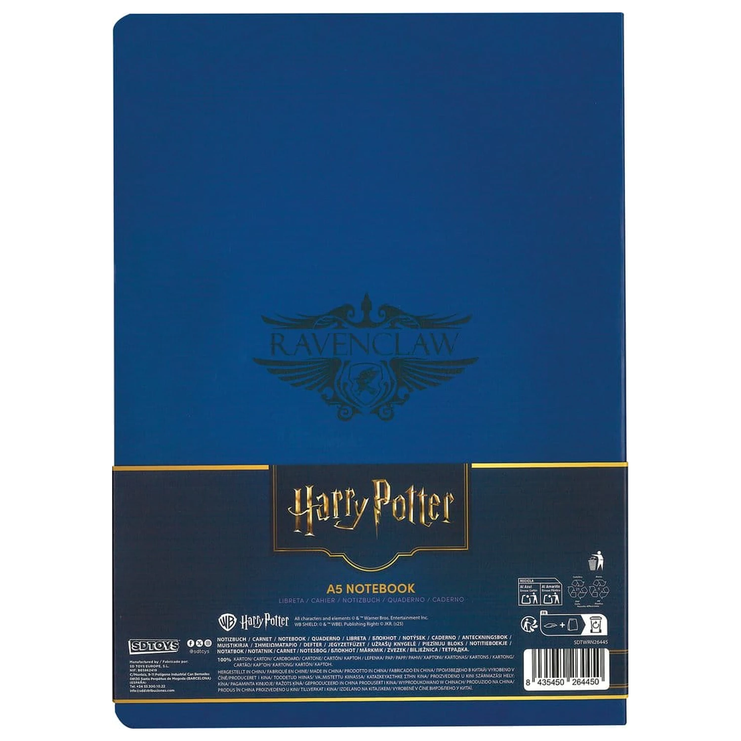 Harry Potter Notatnik w miękkiej oprawie Ravenclaw 21 cm zdjęcie produktu