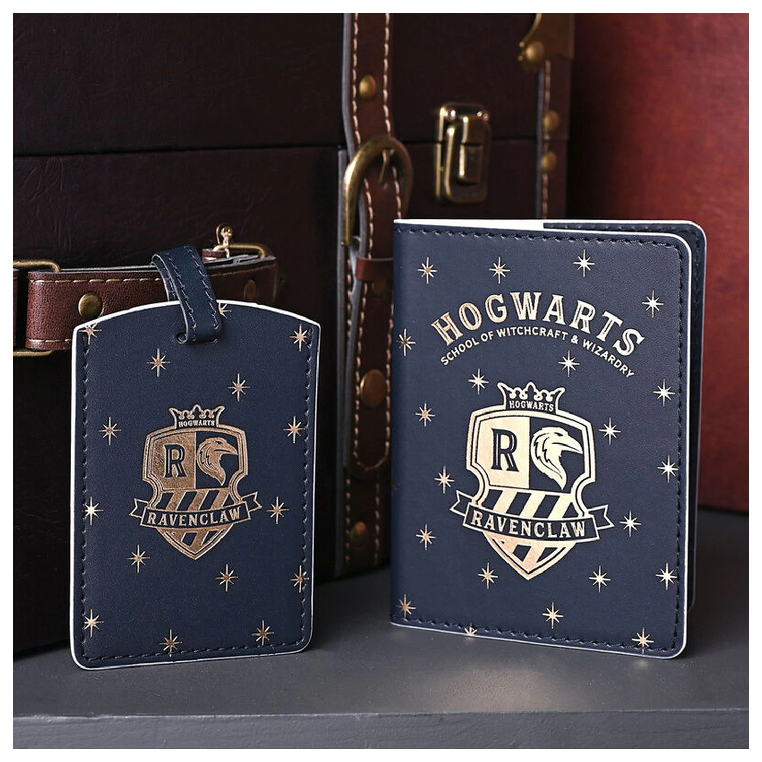 Harry Potter Ravenclaw etui na paszport i zawieszka do bagażu zdjęcie produktu