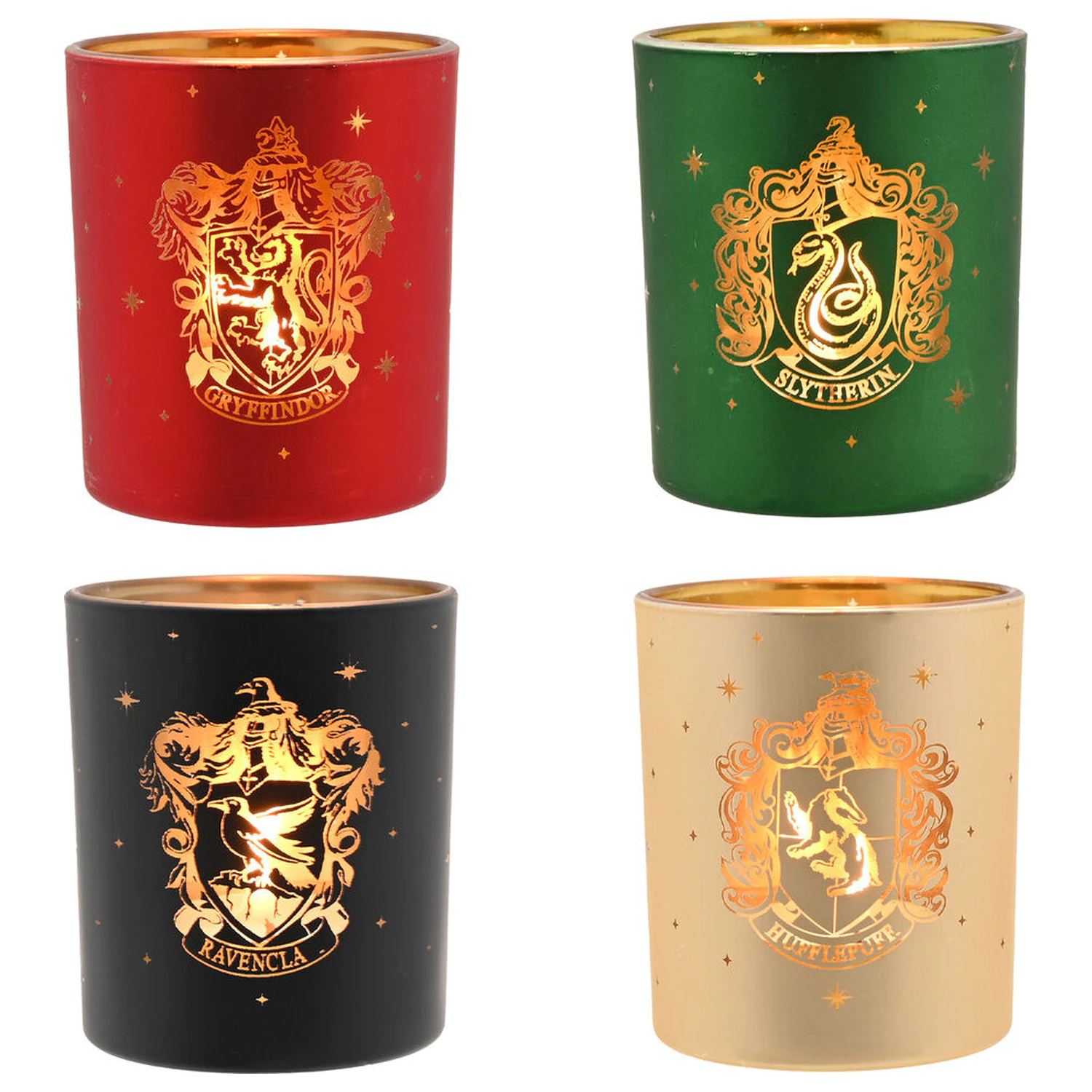Harry Potter Houses 4-częściowy zestaw uchwytów na tealighty zdjęcie produktu