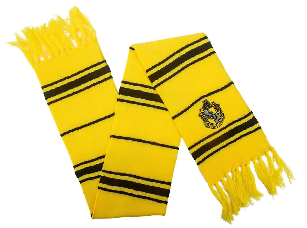 Harry Potter Szalik Hufflepuff Cienkie Paski (Hanger) 160 cm zdjęcie produktu