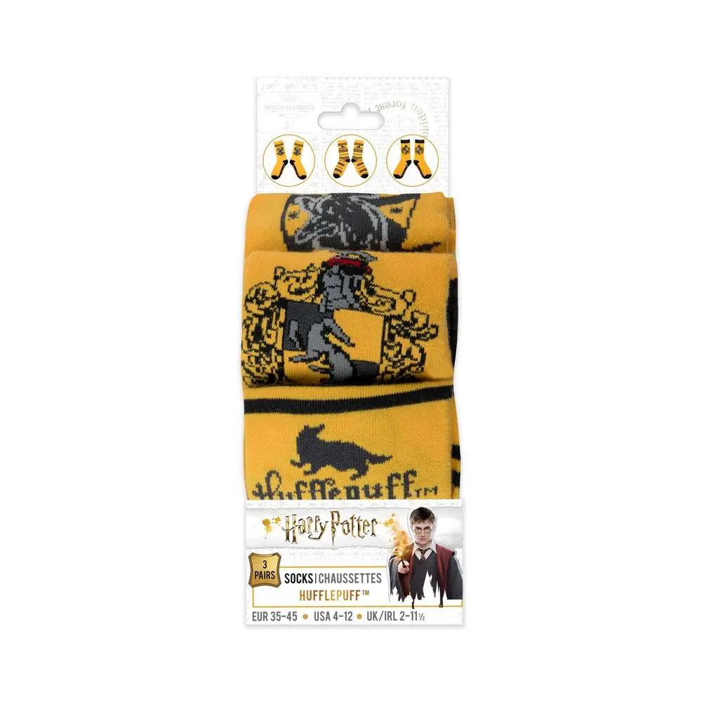 Harry Potter Skarpety 3-Pack Hufflepuff zdjęcie produktu