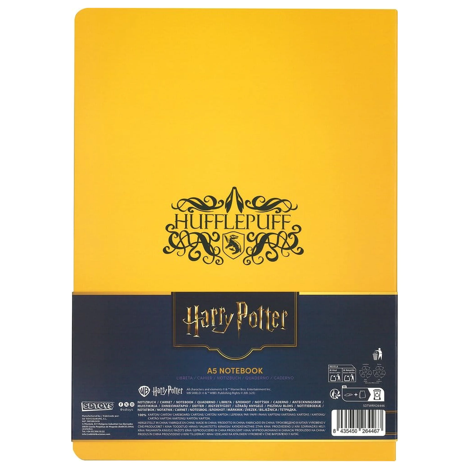 Harry Potter Notatnik Softcover Hufflepuff 21 cm zdjęcie produktu
