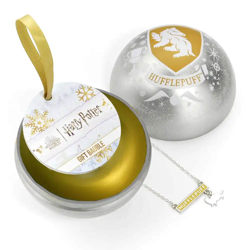 Ozdoba na choinkę Harry Potter z naszyjnikiem Hufflepuff zdjęcie produktu