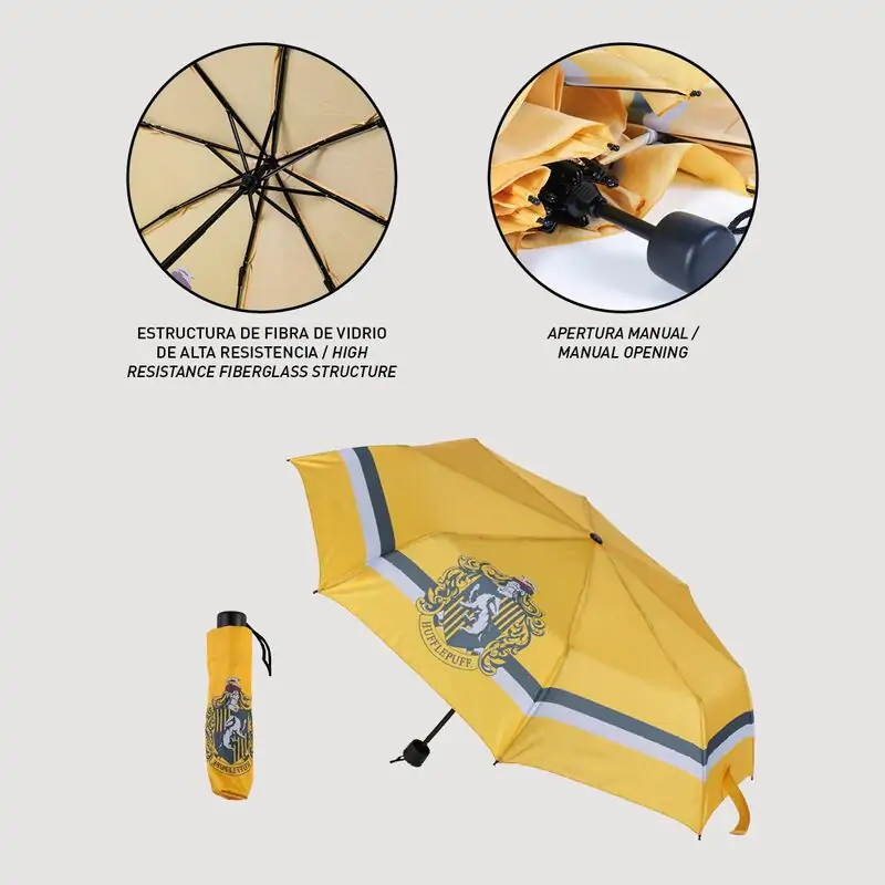 Harry Potter Hufflepuff składany manualnie parasol zdjęcie produktu