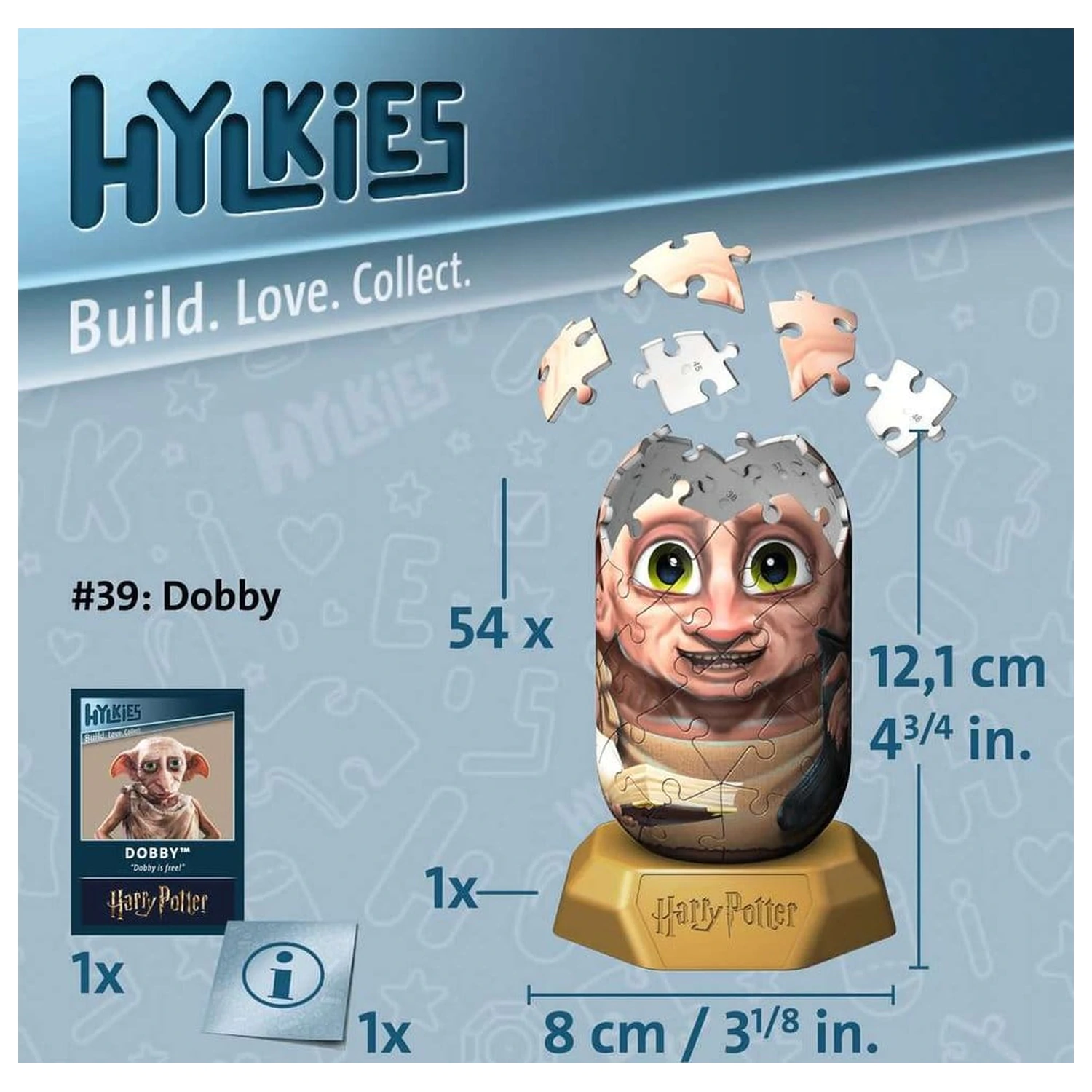 Harry Potter Hylkies 3D Puzzle #39 Dobby 12 cm zdjęcie produktu