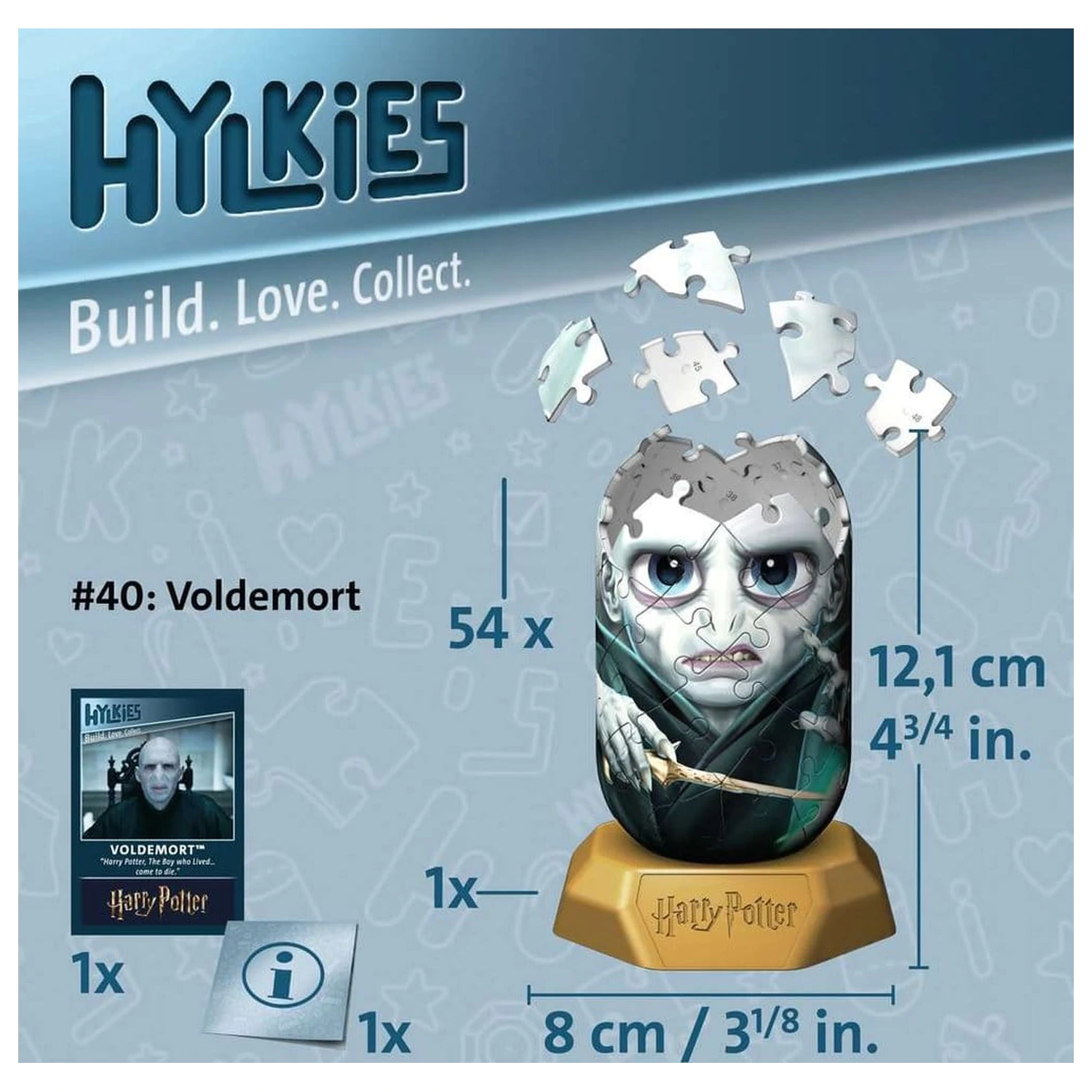Harry Potter Hylkies 3D puzzle #40 Voldemort 12 cm zdjęcie produktu