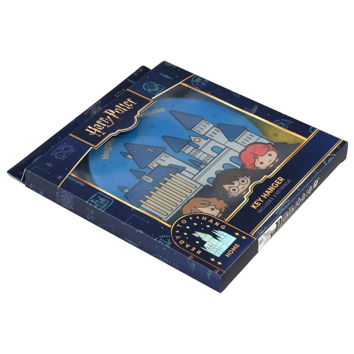 Harry Potter Wieszak na klucze, w zestawie 3 breloczki do kluczy zdjęcie produktu