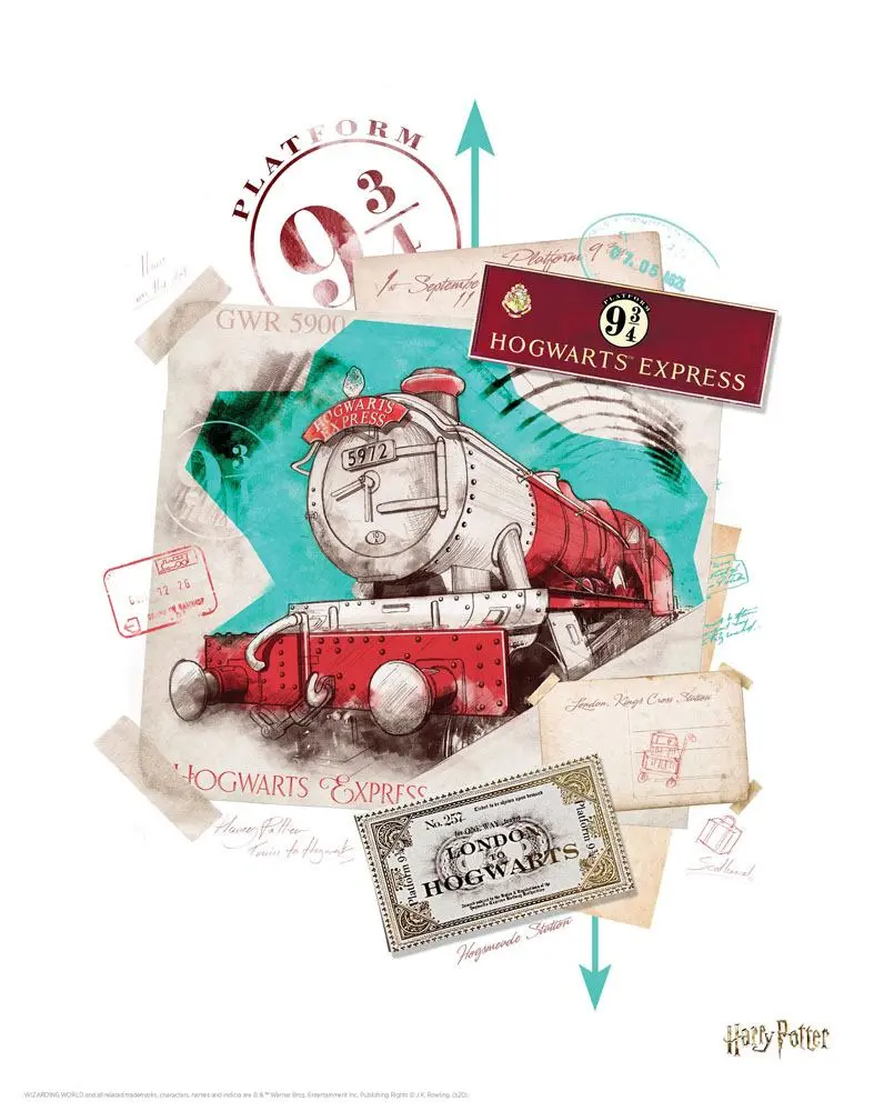 Harry Potter Litografia Zestaw 10 sztuk 36 x 28 cm zdjęcie produktu