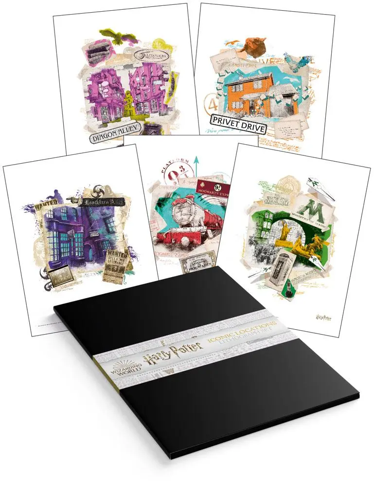 Harry Potter Litografia Zestaw 10 sztuk 36 x 28 cm zdjęcie produktu