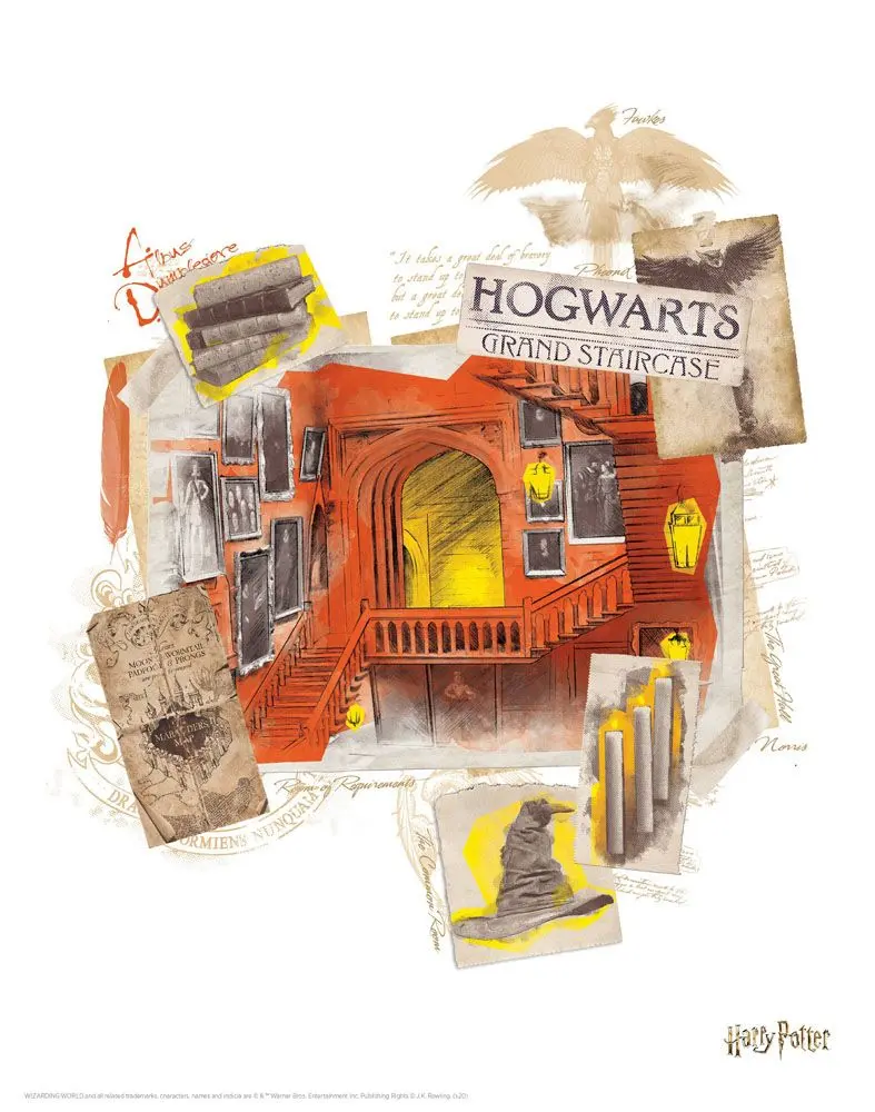 Harry Potter Litografia Zestaw 10 sztuk 36 x 28 cm zdjęcie produktu