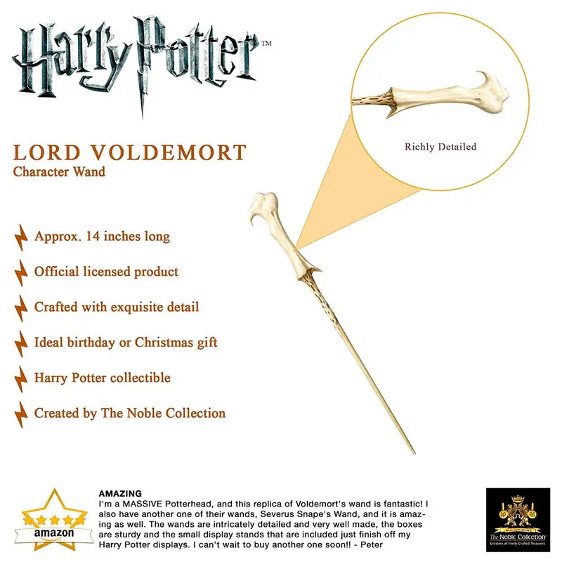 Harry Potter Różdżka Lord Voldemort (Character-Edition) zdjęcie produktu